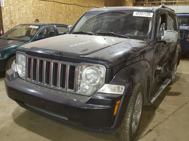 1J8GN58K49W513368 - 2009 JEEP LIBERTY LI BLACK photo 2