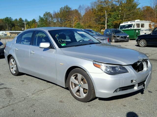 WBANF33567CS39197 - 2007 BMW 525 XI SILVER photo 1