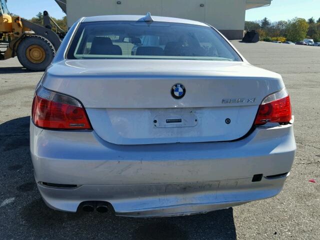 WBANF33567CS39197 - 2007 BMW 525 XI SILVER photo 9