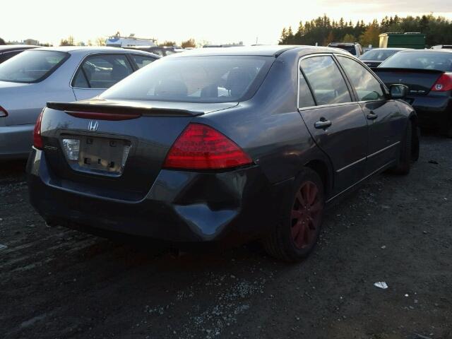 1HGCM66526A801119 - 2006 HONDA ACCORD EX GRAY photo 4