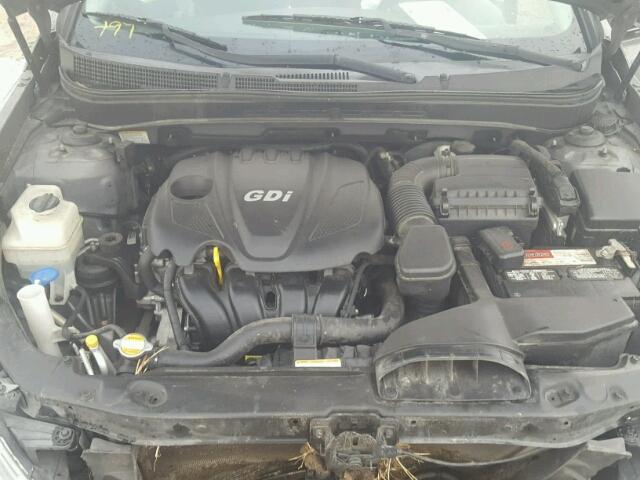 5NPEB4AC0BH077392 - 2011 HYUNDAI SONATA GLS GRAY photo 7