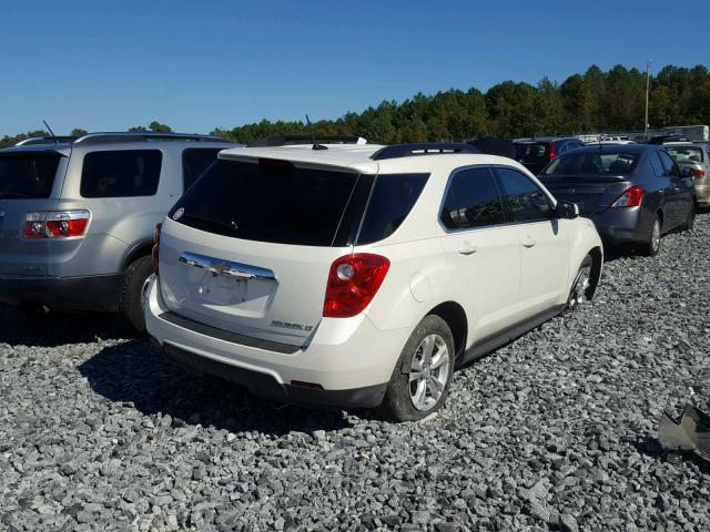 1GNALBEK1EZ105349 - 2014 CHEVROLET EQUINOX LT WHITE photo 4