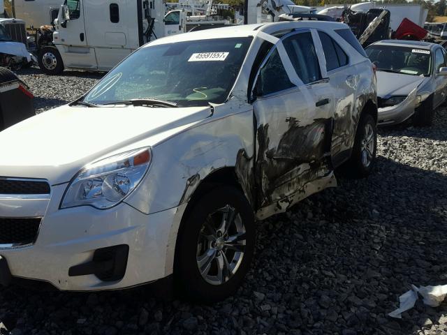 1GNALBEK1EZ105349 - 2014 CHEVROLET EQUINOX LT WHITE photo 9