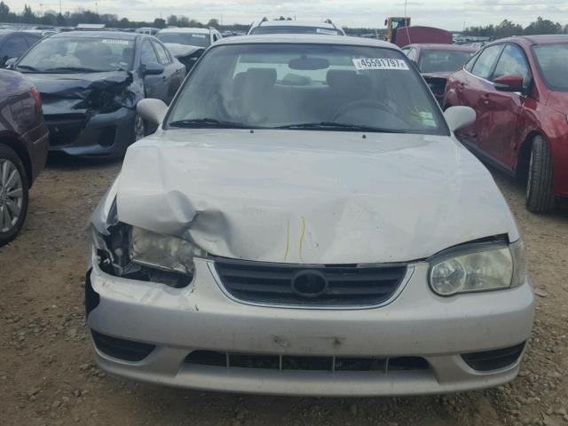 1NXBR12E42Z596363 - 2002 TOYOTA COROLLA SILVER photo 7