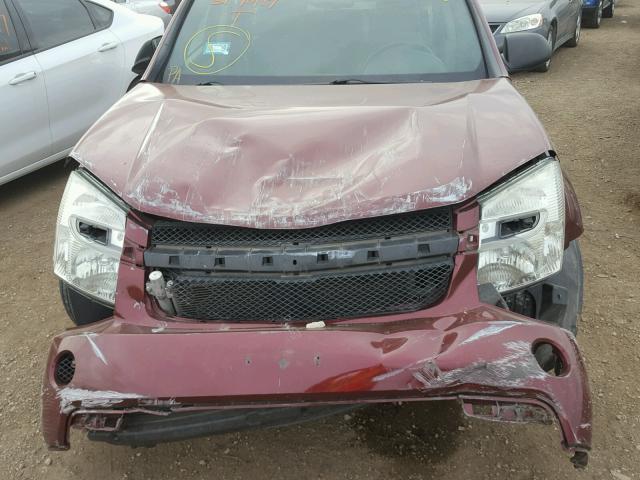 2CNDL23FX86005094 - 2008 CHEVROLET EQUINOX LS RED photo 7