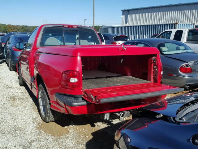 2FTZF0731XCA83219 - 1999 FORD F150 SVT L RED photo 3