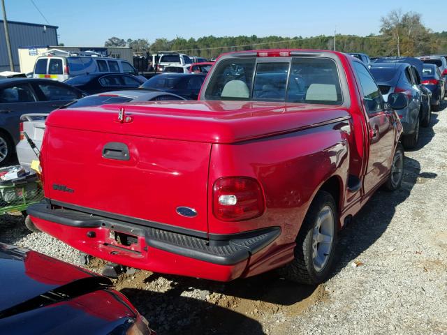 2FTZF0731XCA83219 - 1999 FORD F150 SVT L RED photo 4