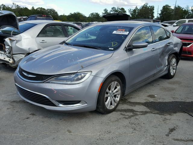 1C3CCCAB6GN144515 - 2016 CHRYSLER 200 LIMITE SILVER photo 2