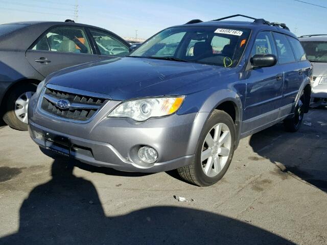 4S4BP61C087366166 - 2008 SUBARU OUTBACK 2. BLUE photo 2