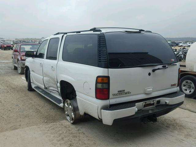 1GKFK66U75J121311 - 2005 GMC YUKON XL D WHITE photo 3