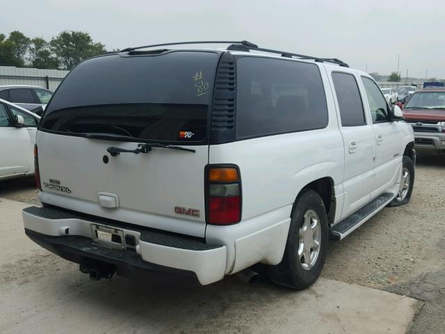 1GKFK66U75J121311 - 2005 GMC YUKON XL D WHITE photo 4