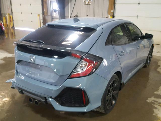 SHHFK7H44HU418125 - 2017 HONDA CIVIC SPOR GRAY photo 4