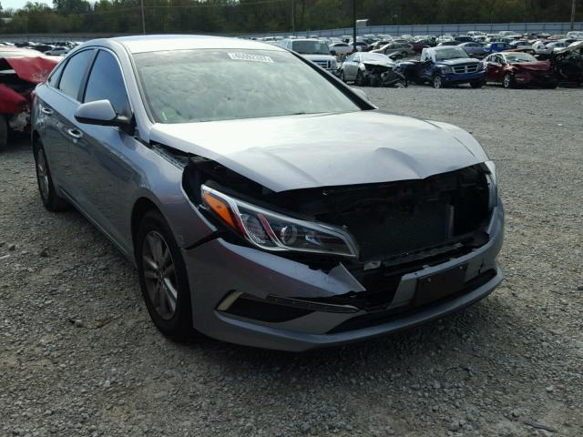 5NPE24AF4FH061910 - 2015 HYUNDAI SONATA SE GRAY photo 1