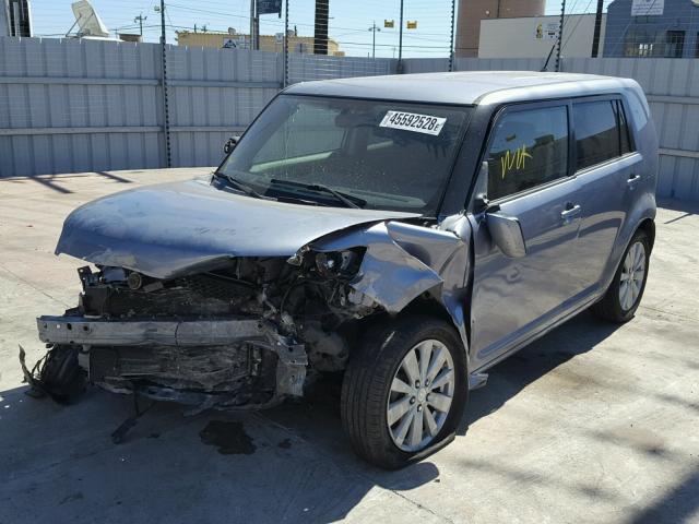 JTLKE50E391062068 - 2009 TOYOTA SCION XB Gris foto 2