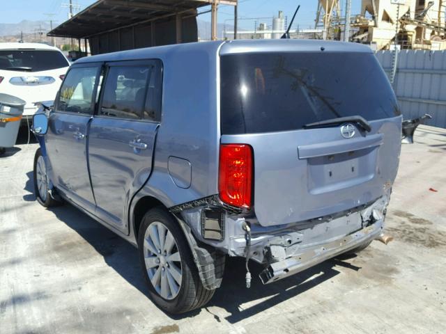 JTLKE50E391062068 - 2009 TOYOTA SCION XB Gris foto 3