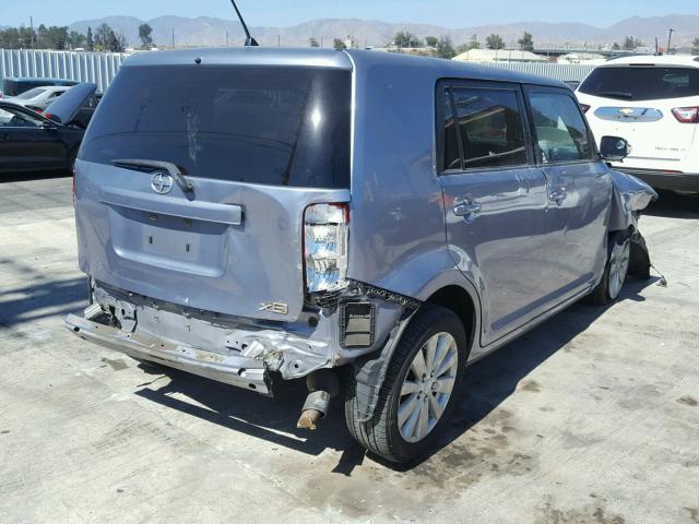 JTLKE50E391062068 - 2009 TOYOTA SCION XB Gris foto 4