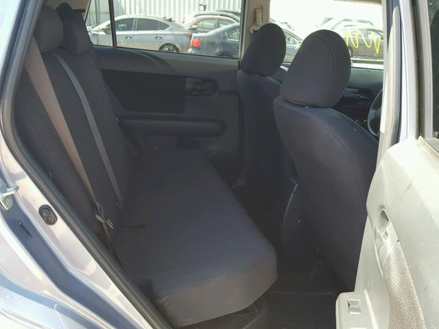 JTLKE50E391062068 - 2009 TOYOTA SCION XB Gris foto 6