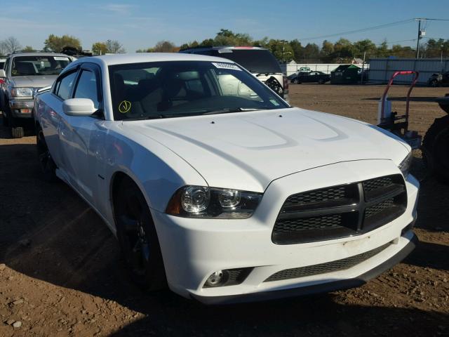 2C3CDXCT1DH696003 - 2013 DODGE CHARGER R/ WHITE photo 1