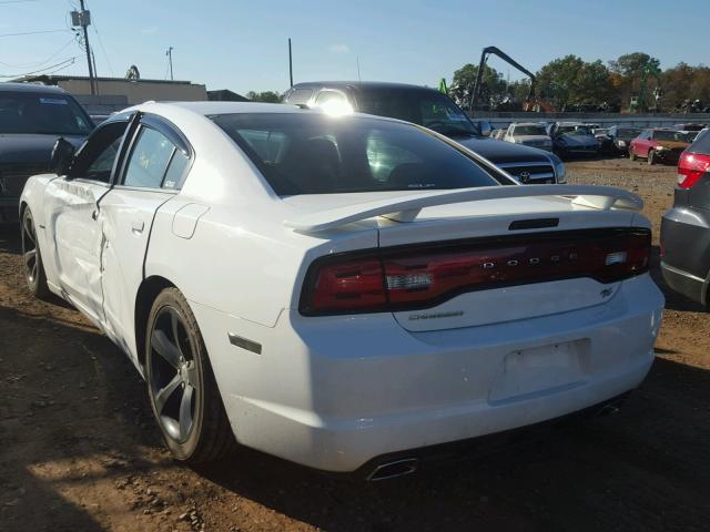 2C3CDXCT1DH696003 - 2013 DODGE CHARGER R/ WHITE photo 3