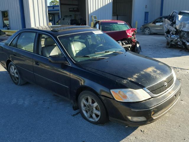 4T1BF28B31U132393 - 2001 TOYOTA AVALON XL BLACK photo 1