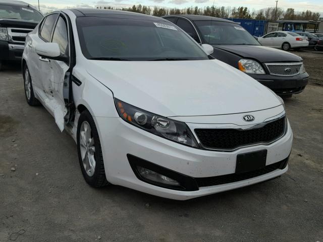 5XXGN4A7XDG178151 - 2013 KIA OPTIMA EX WHITE photo 1