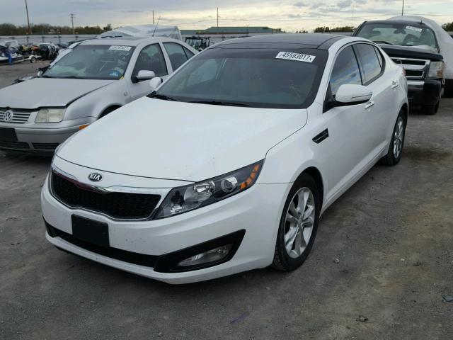 5XXGN4A7XDG178151 - 2013 KIA OPTIMA EX WHITE photo 2