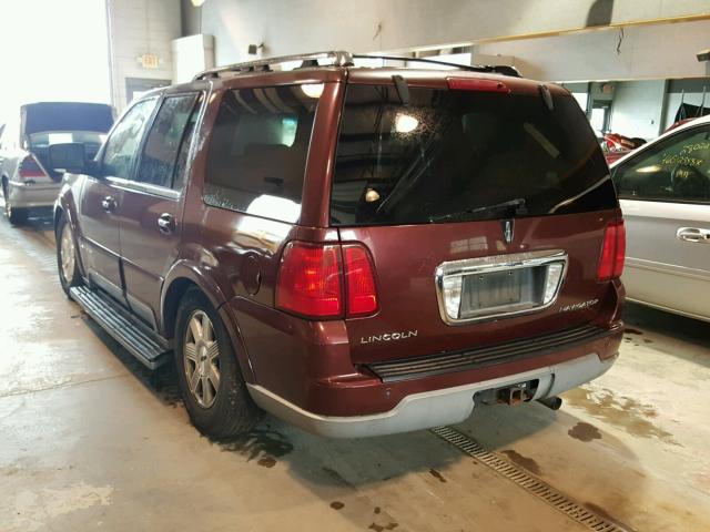 5LMFU28R03LJ27632 - 2003 LINCOLN NAVIGATOR Burgund zdjęcie 3