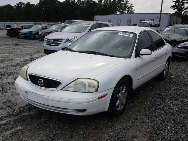 1MEFM50U73A615088 - 2003 MERCURY SABLE GS WHITE photo 2