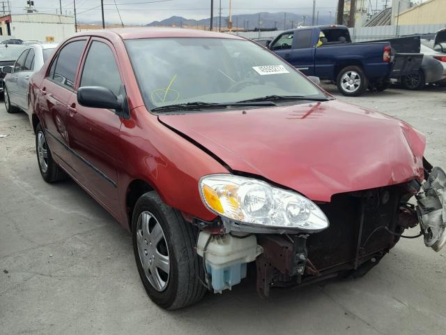 1NXBR32E07Z808274 - 2007 TOYOTA COROLLA CE BURGUNDY photo 1