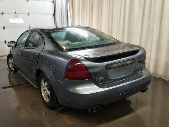 2G2WP522041184078 - 2004 PONTIAC GRAND PRIX GRAY photo 3