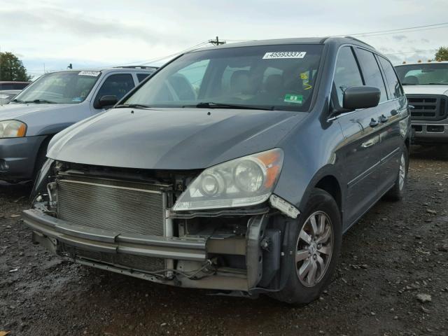 5FNRL38738B110877 - 2008 HONDA ODYSSEY EX GRAY photo 2