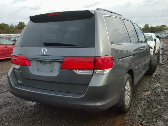 5FNRL38738B110877 - 2008 HONDA ODYSSEY EX GRAY photo 4