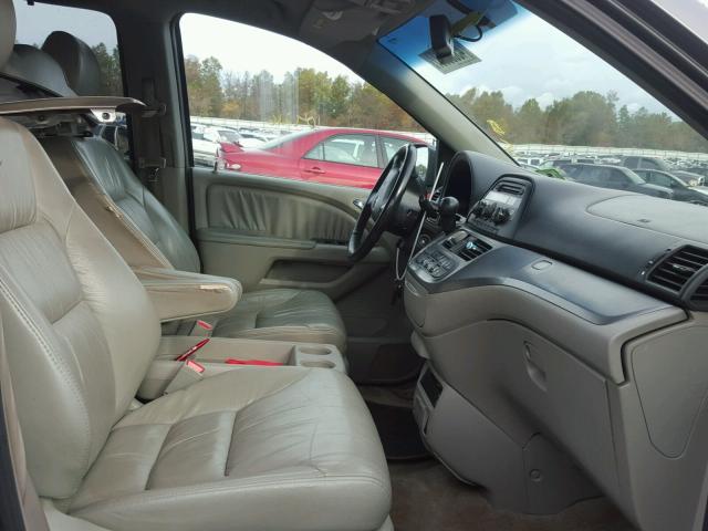 5FNRL38738B110877 - 2008 HONDA ODYSSEY EX GRAY photo 5