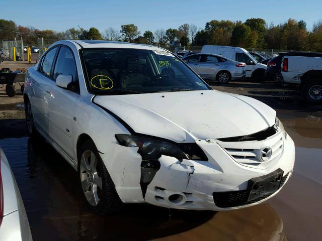 JM1BK123951233909 - 2005 MAZDA 3 S WHITE photo 1