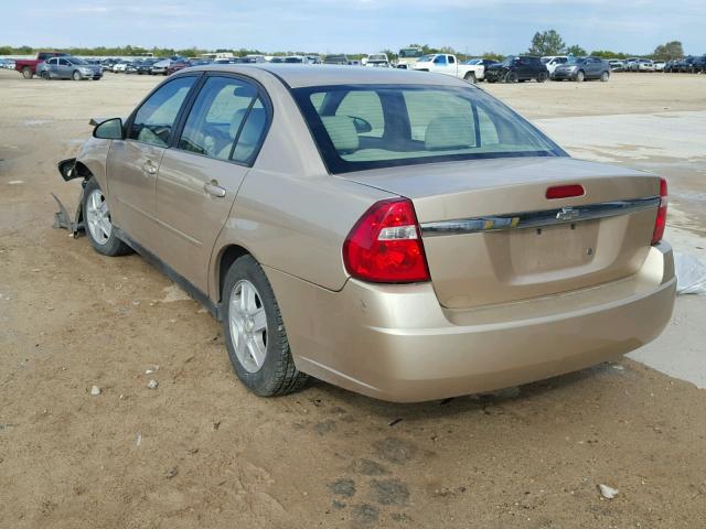 1G1ZT528X5F266668 - 2005 CHEVROLET MALIBU LS ოქროსფერი ფოტო 3