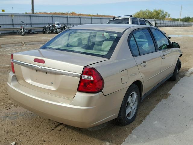 1G1ZT528X5F266668 - 2005 CHEVROLET MALIBU LS GOLD photo 4