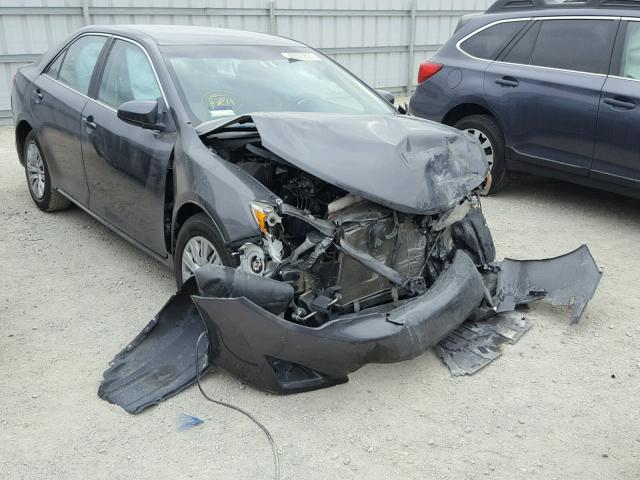 4T4BF1FK7CR262456 - 2012 TOYOTA CAMRY BASE GRAY photo 1