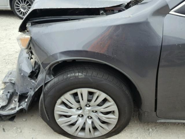 4T4BF1FK7CR262456 - 2012 TOYOTA CAMRY BASE GRAY photo 9