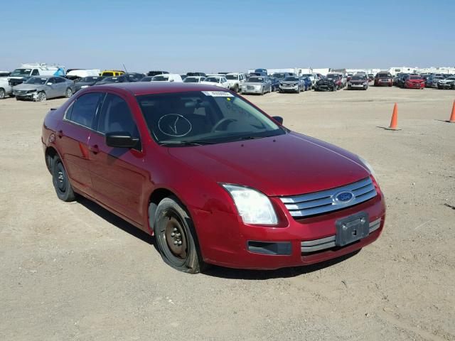 3FAHP06Z38R264464 - 2008 FORD FUSION MAROON photo 1