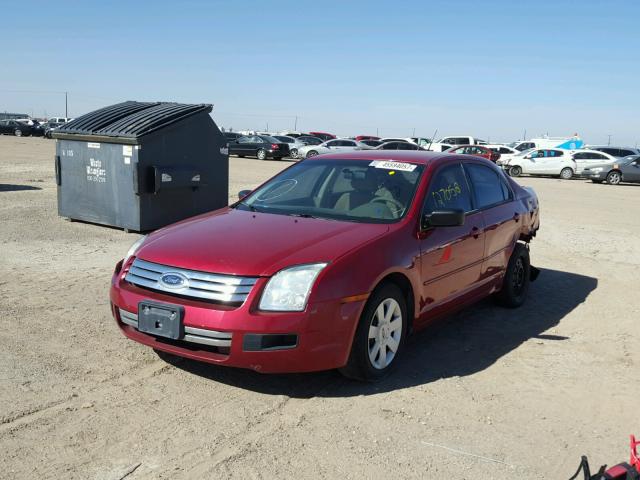 3FAHP06Z38R264464 - 2008 FORD FUSION MAROON photo 2