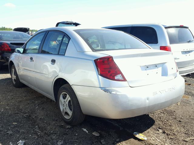 1G8AG52F25Z155838 - 2005 SATURN ION LEVEL SILVER photo 3