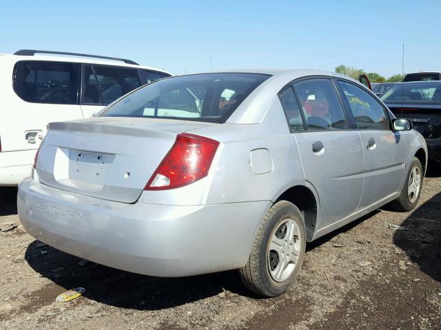 1G8AG52F25Z155838 - 2005 SATURN ION LEVEL SILVER photo 4