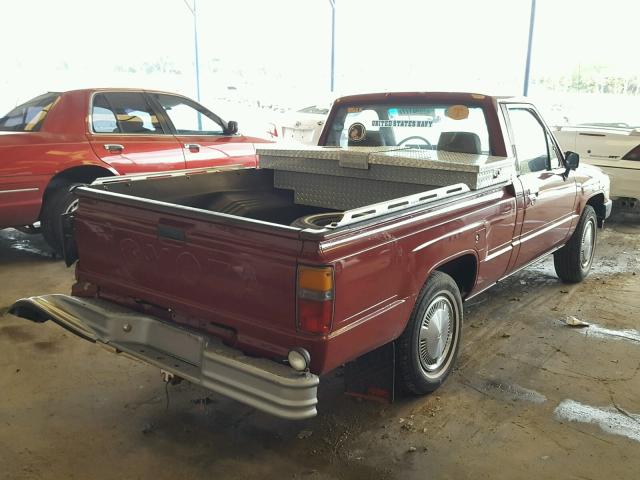 JT4RN50R5G0175875 - 1986 TOYOTA PICKUP 1/2 RED photo 4