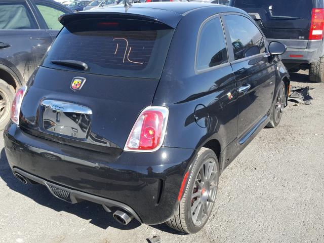 3C3CFFFH6DT753220 - 2013 FIAT 500 ABARTH BLACK photo 4