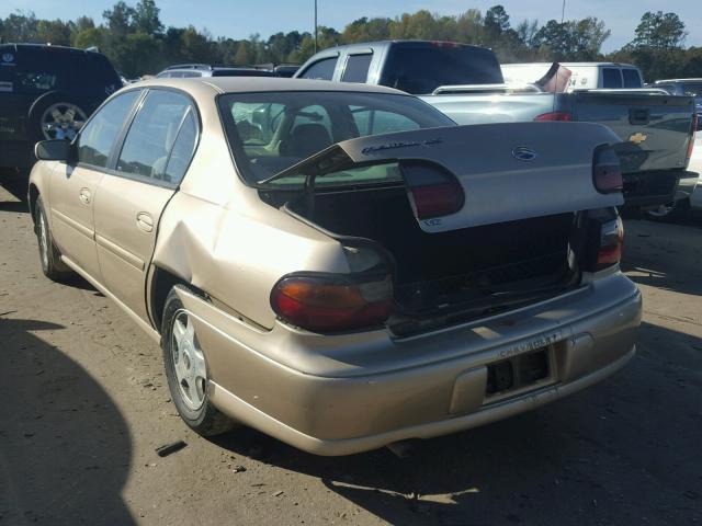 1G1NE52J216198999 - 2001 CHEVROLET MALIBU LS GOLD photo 3