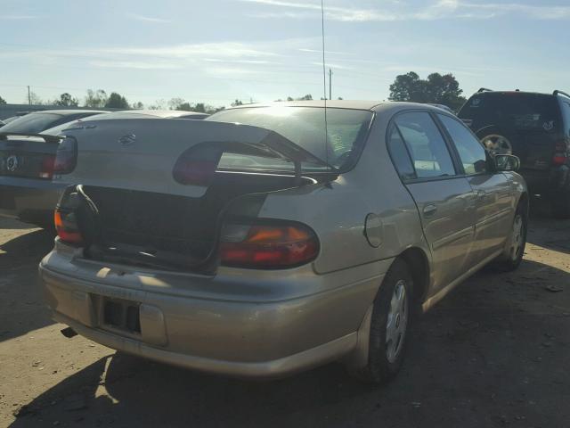 1G1NE52J216198999 - 2001 CHEVROLET MALIBU LS GOLD photo 4