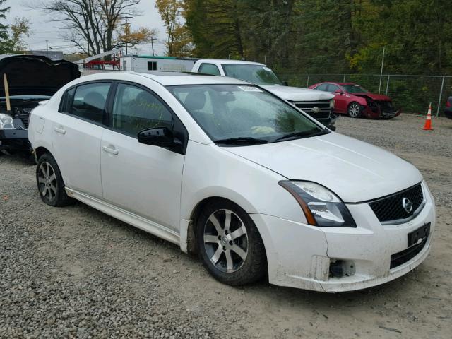 3N1AB6AP9CL761553 - 2012 NISSAN SENTRA 2.0 WHITE photo 1