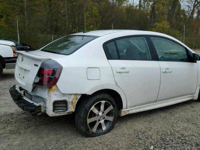 3N1AB6AP9CL761553 - 2012 NISSAN SENTRA 2.0 WHITE photo 9