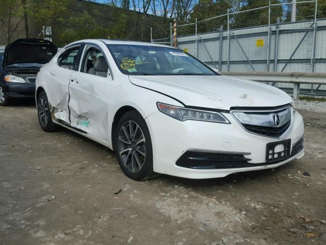 19UUB3F56FA009564 - 2015 ACURA TLX TECH WHITE photo 1