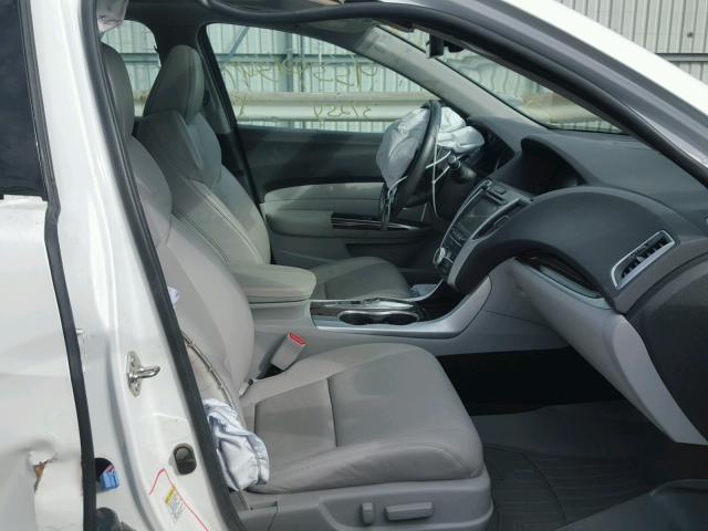19UUB3F56FA009564 - 2015 ACURA TLX TECH WHITE photo 5